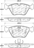 Kies-Motorsports Stoptech StopTech Performance 04-09 BMW X3 (E38) / 06-09 Z4 3.0Si (E86) / 00-07 330 Series Front Brake Pads