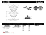 Kies-Motorsports Stoptech StopTech Performance 06-09 BMW M5 E60 / 07-09 M6 E63/E63 Rear Brake Pads