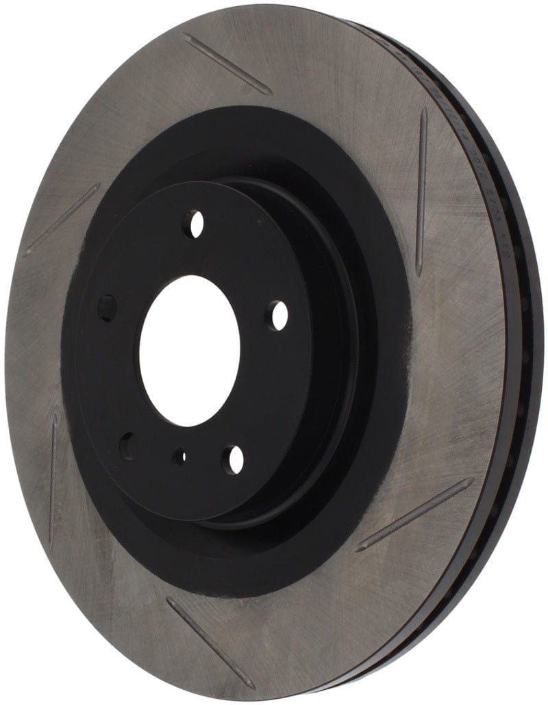 Kies-Motorsports Stoptech StopTech Power Slot 06-07 350Z / 05-07 G35 / 06-07 G35X SportStop Slotted Front Left Rotor