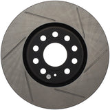 Kies-Motorsports Stoptech StopTech Power Slot 06-10 Audi A3 / 08-10 TT / 06-09 VW GTI Mlk V/Passat Left Front Slotted Rotor