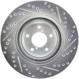 Kies-Motorsports Stoptech StopTech Select Sport 09-13 Subaru Forester Slotted and Drilled Right Front Rotor