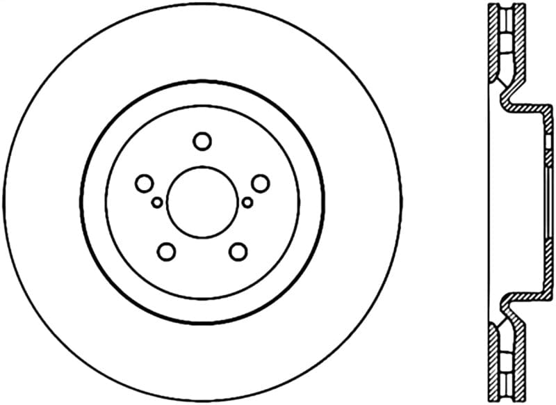 Kies-Motorsports Stoptech StopTech Slotted & Drilled Sport Brake Rotor