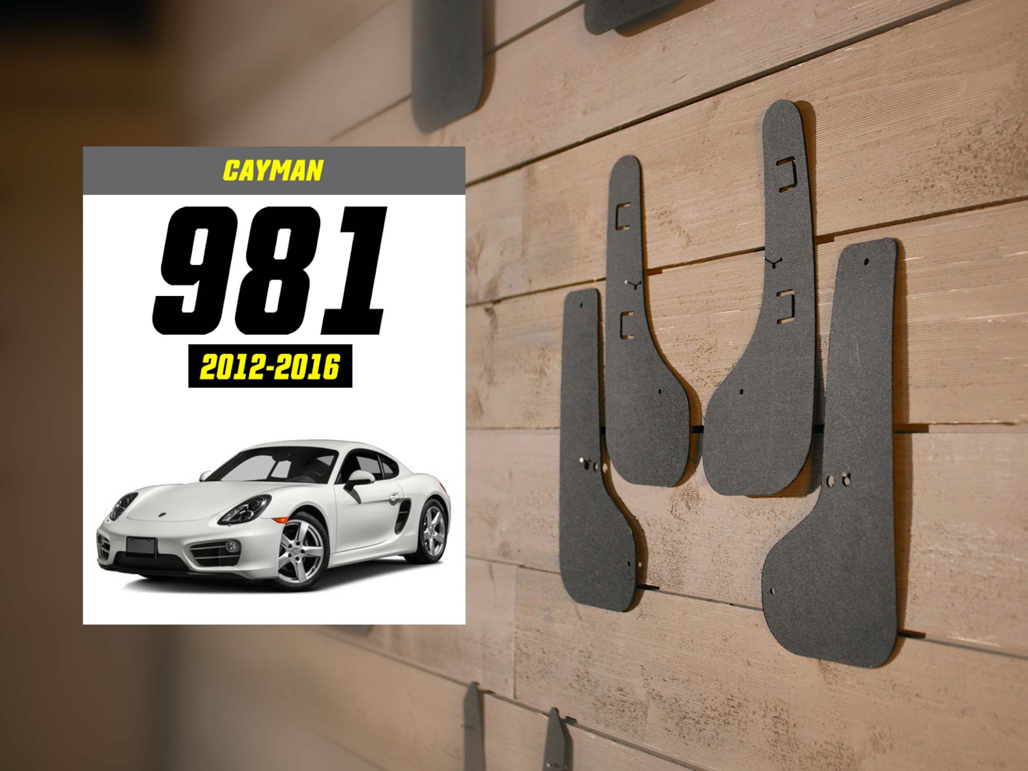 Kies-Motorsports TLG TLG Guards for PORSCHE CAYMAN (981 / 718) Front