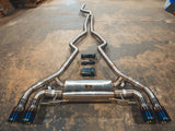 Kies-Motorsports Valvetronic Designs BMW G20/G22 M340i/M440i Valved Sport Exhaust System Brushed / (4) Burnt