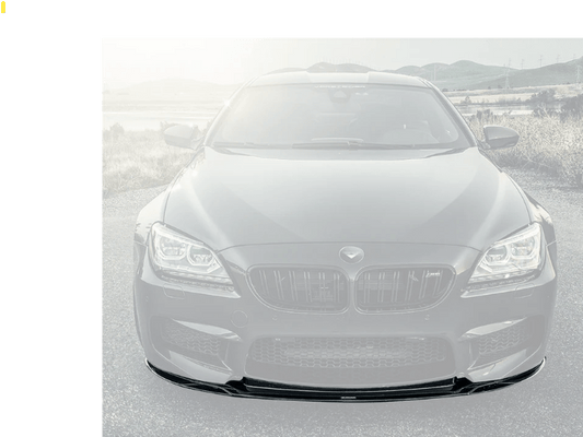 Kies-Motorsports Vorsteiner BMW F12 M6 VRS PROGRAM (2005 - 2018) VRS Aero Front Spoiler Carbon Fiber PP 1x1 Glossy