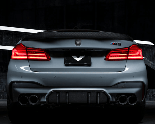 Kies-Motorsports Vorsteiner BMW F90 M5 VRS PROGRAM (2017+) VRS Aero Rear Diffuser Carbon Fiber PP 2x2 Glossy