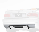 Kies-Motorsports Vorsteiner VORSTEINER  BMW E46 M3  V-CSL Aero Rear Diffuser Carbon Fiber PP 1x1 Glossy Carbon Fiber PP 1X1 Glossy