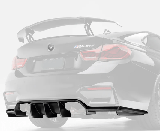 Kies-Motorsports Vorsteiner Vorsteiner BMW F8X M3/M4 VRS/EVO PROGRAM (2014 - 2018) VRS GTS Aero Rear Diffuser Carbon Fiber PP 2x2 Glossy