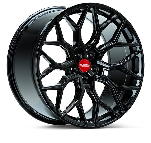 Kies-Motorsports Vossen Vossen HF-2 20x12 / Super Deep Face - Gloss Black Wheel