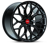 Kies-Motorsports Vossen Vossen HF-2 20x12 / Super Deep Face - Gloss Black Wheel