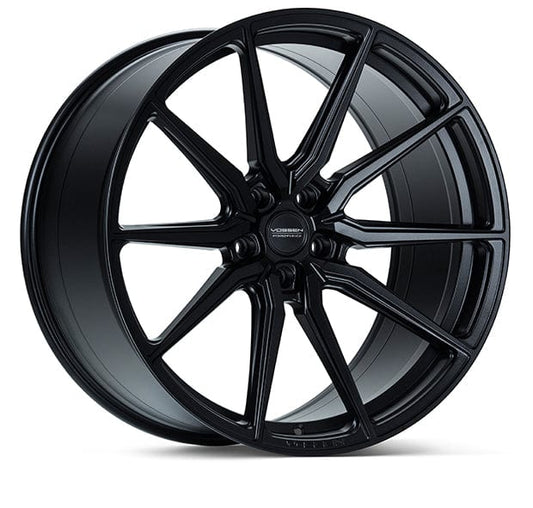 Kies-Motorsports Vossen Vossen HF-3 -21x9 - 5x120 - 64.1 - ET30 - Satin Black - Tesla Model S Fitment Front / Rear