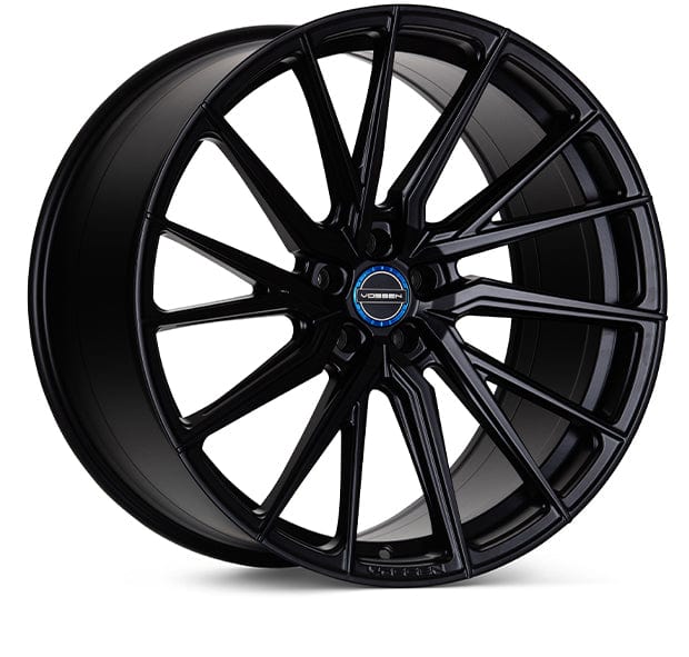 Kies-Motorsports Vossen Vossen HF-4T 21x9.5 / ET26-56 / Flat Raw / Satin Black Wheel - Left