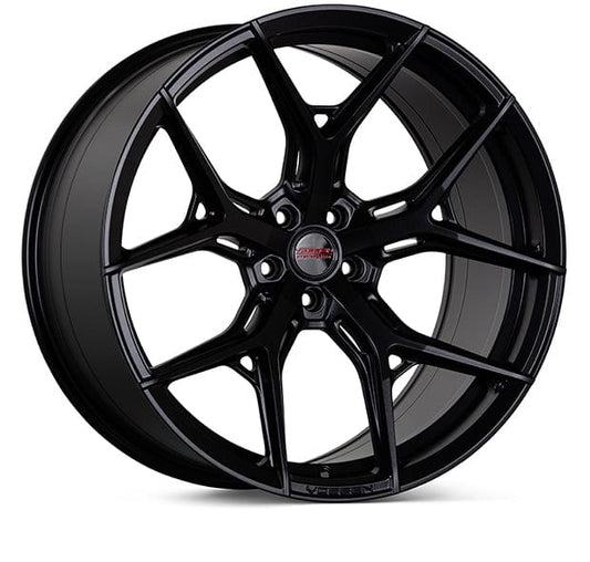 Kies-Motorsports Vossen Vossen HF-5 22X11 / 5X114.3 / ET45 / Deep Face / 64.1 - Satin Black Wheel