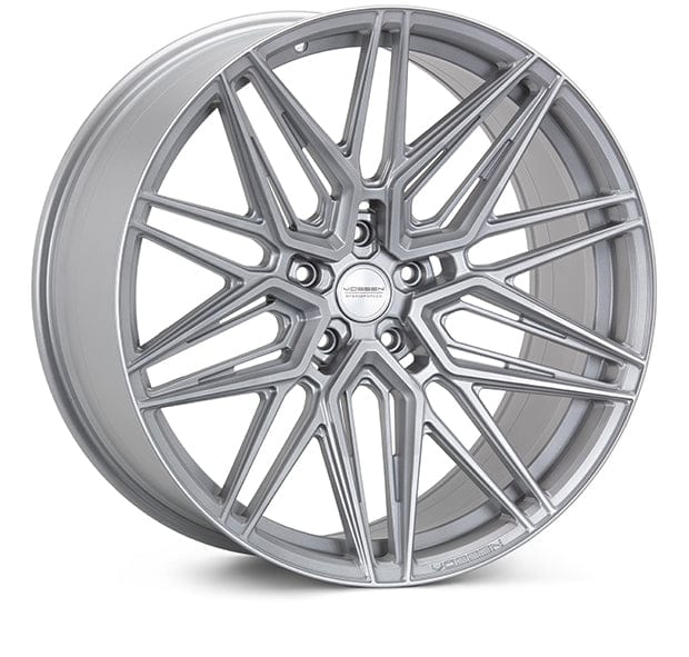 Kies-Motorsports Vossen Vossen HF-7 19x9.5 / 5x114.3 / ET30 / Deep Face / 760.1 - Satin Silver Wheel