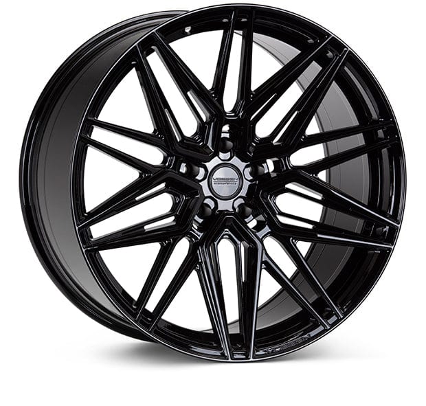 Kies-Motorsports Vossen Vossen HF-7 20x10.5 / Blank / -10 to +30 / Super Deep / 72.56 - Gloss Black Wheel