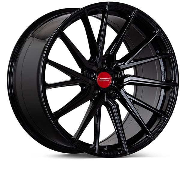 Kies-Motorsports Vossen Vossen HF4 20X9in / 5X120 BP / ET20-50 / Gloss Black - Flat Wheel (Left)