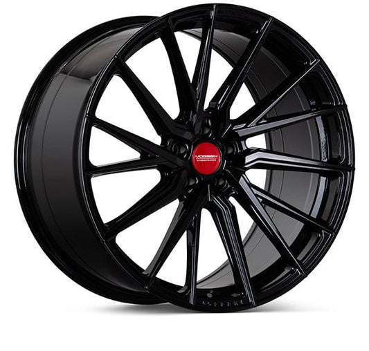 Kies-Motorsports Vossen Vossen HF4 20X9in / 5X120 BP / ET20-50 / Gloss Black - Flat Wheel (Left)