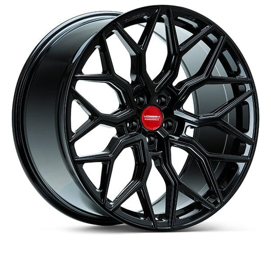 Kies-Motorsports Vossen Vossen VFS-2 20X10in / ET +7 To +50 / Gloss Black - Mid Wheel