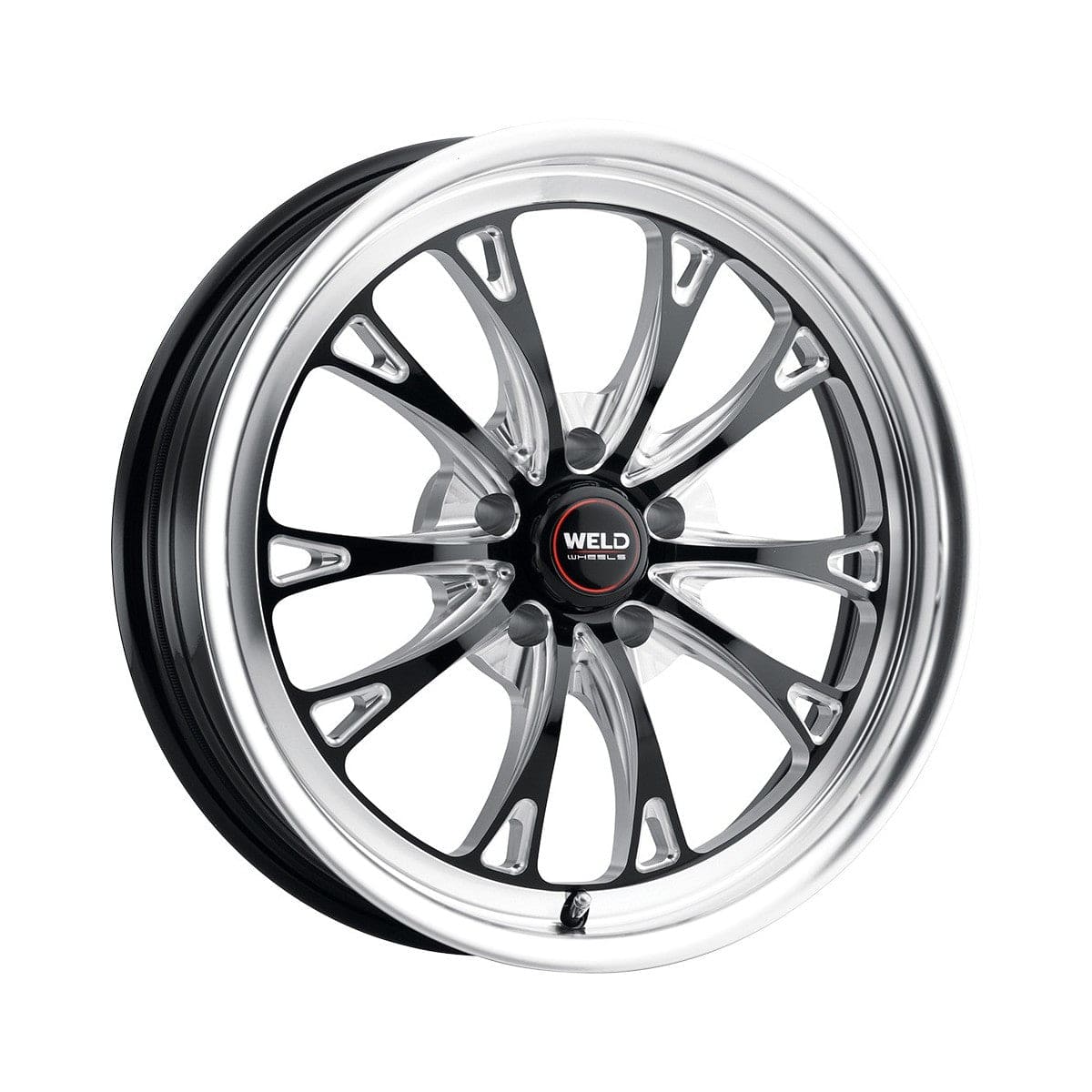 Kies-Motorsports Weld Weld Belmont Beadlock 17x10 / 5x120 BP / ET42 / BS 7.15 / 78.1 CB Gloss Black MIL