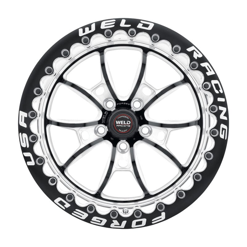 Kies-Motorsports Weld Weld S80 17x10 / 5x4.5 BP / 8.0in. BS (64mm Offset) Black Wheel 3.18 ID (Low Pad) - Single Beadlock