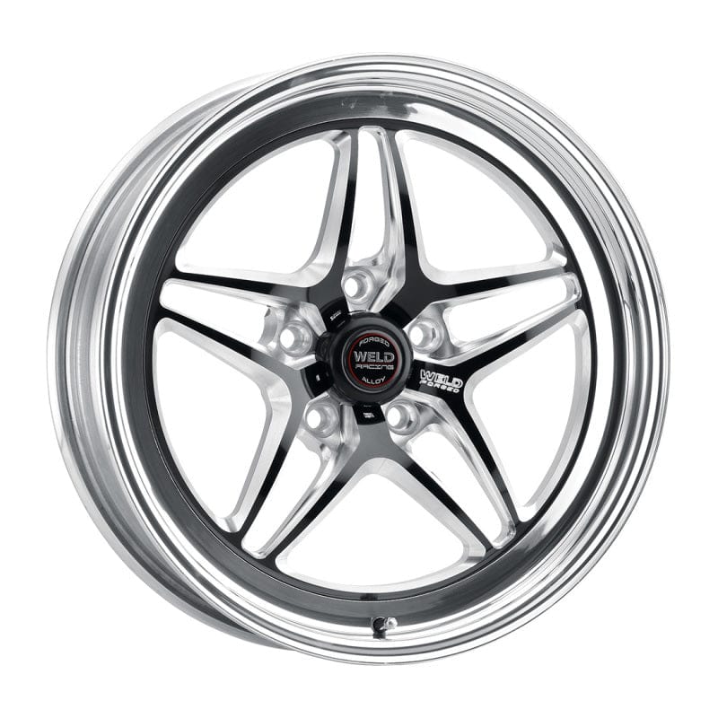 Kies-Motorsports Weld Weld S81 17x5 / 5x4.5 BP / 2.2in. BS (-21mm Offset) Black Wheel 3.18 ID (High Pad) - Non-Beadlock