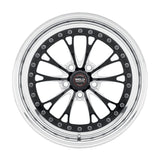 Kies-Motorsports Weld Weld Vitesse 17x10 / 5x4.5mm BP / 8in. BS Low Pad Black Wheel - Polished Non-Beadlock