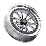 Kies-Motorsports Weld Weld Vitesse 17x10 / 5x4.5mm BP / 8in. BS Low Pad Black Wheel - Polished Non-Beadlock