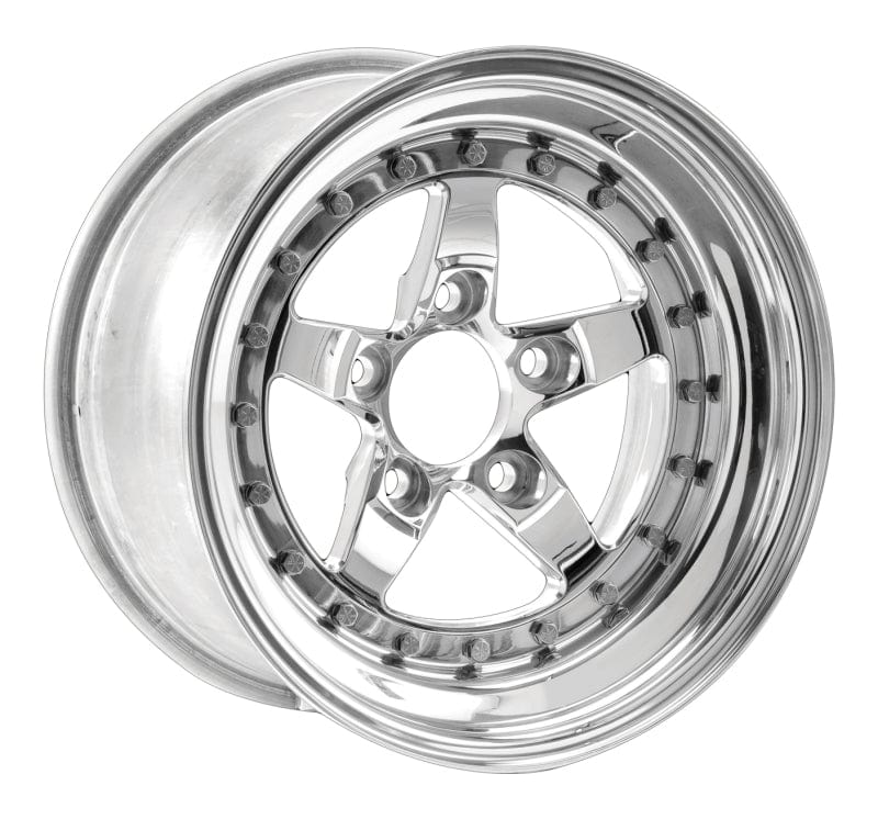 Kies-Motorsports Weld Weld Weldstar 15x9 / 5x4.5 BP / 5.5in. BS Polished Wheel - Non-Beadlock