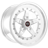 Kies-Motorsports Weld Weld Weldstar 15x9 / 5x4.5 BP / 5.5in. BS Polished Wheel - Non-Beadlock