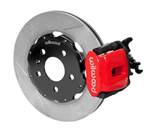 Kies-Motorsports Wilwood Wilwood 03-08 Audi A4 Caliper-Combination Parking Brake Rear 12.19 Rotor - Red