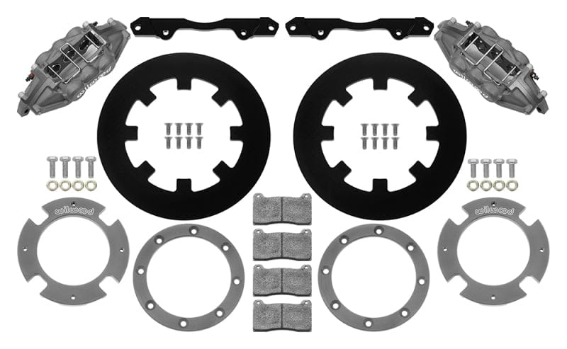 Kies-Motorsports Wilwood Wilwood 17-21 Can-Am X3RS 6-Piston Front Kit 11.25in - Anodized