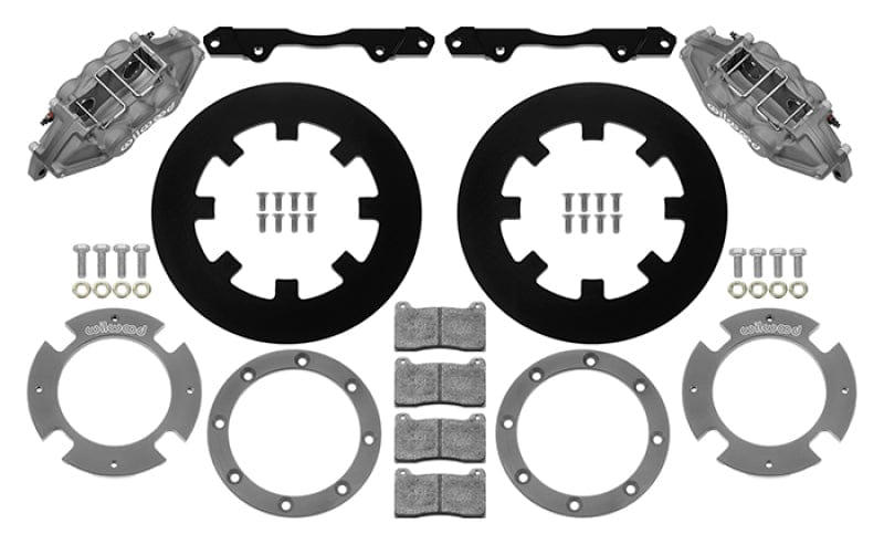 Kies-Motorsports Wilwood Wilwood 17-21 Can-Am X3RS 6-Piston Rear Kit 11.25in - Anodized