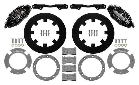 Kies-Motorsports Wilwood Wilwood 17-21 Can-Am X3RS Black 6-Piston Front Kit 11.25in - Undrilled Rotors