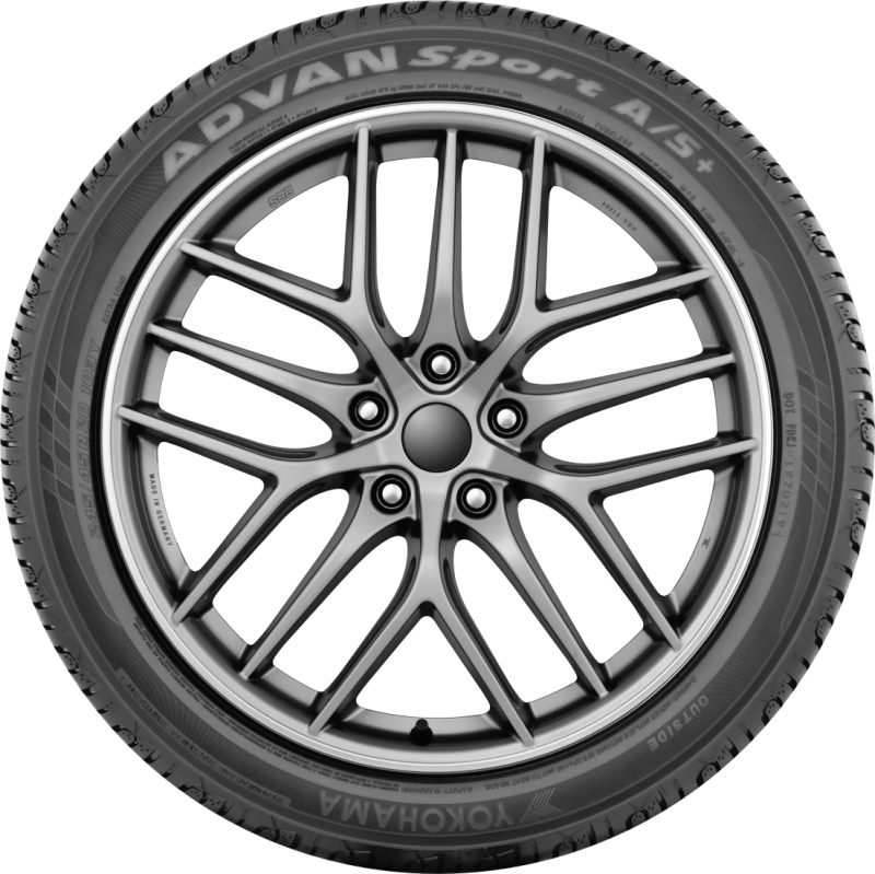 Kies-Motorsports Yokohama Tire Yokohama Advan Sport A/S+ Tire - 245/45R18 100W